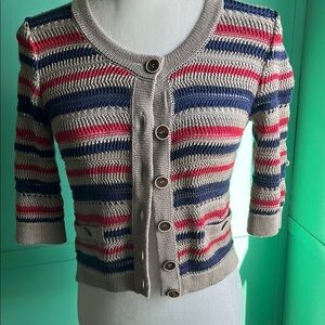 Stile Benetton knit crop cardigan